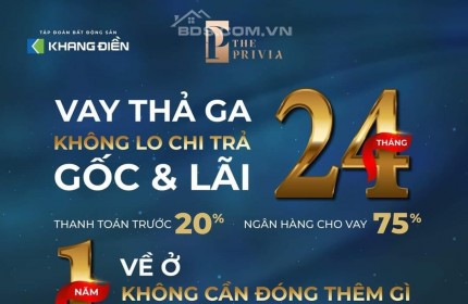 Mở Bán 100 Căn Cuối Dự Án The Privia Bình Tân giai đoạn 2